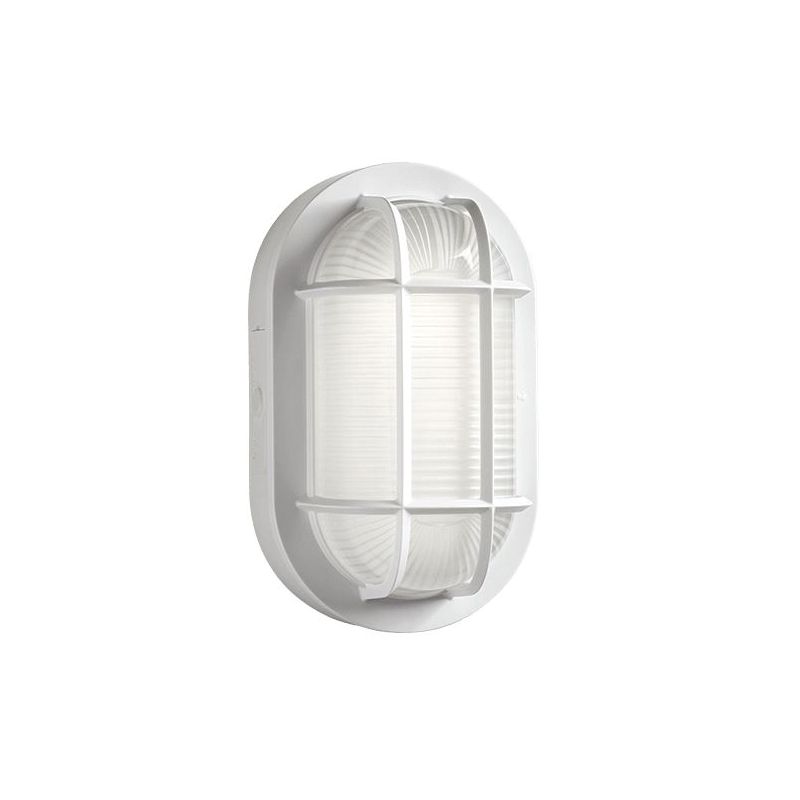 ETI MB Series 504071020 Oval Marine Bulkhead Light, 120/277 V, 6.9 W, LED Lamp, 135.4 to 180 deg Beam, 870 Lumens White