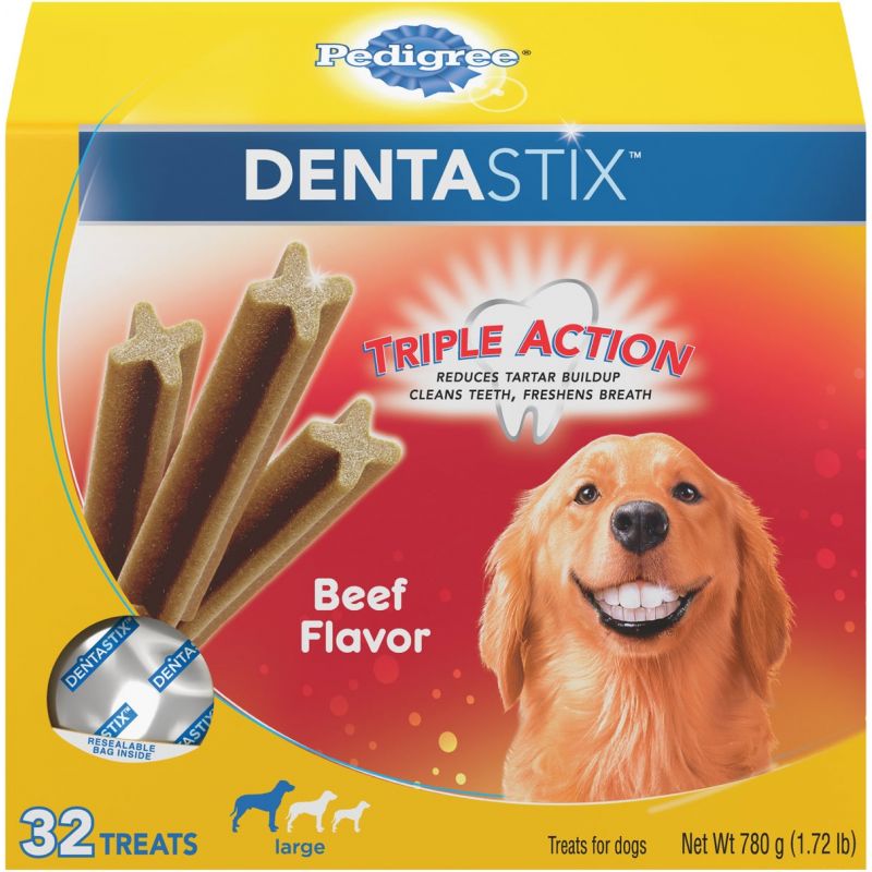 Pedigree Dentastix Beef Dental Dog Treat 32-Pack
