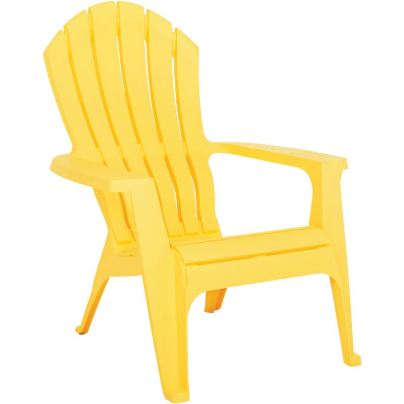 Adams RealComfort Ergonomic Adirondack Chair Bright Yellow