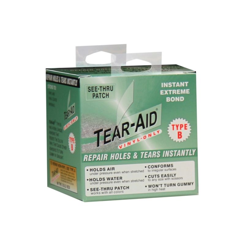 Tear-Aid D-ROLL-B-20 Vinyl Repair Patch Kit, B, Green Green