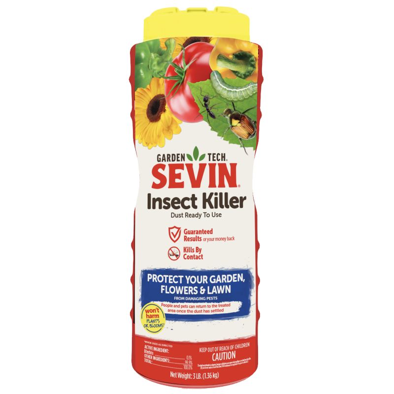 Sevin 100539964 Ready-to-Use Insect Killer, Powder, Outdoor, 3 lb Brown/Light Tan