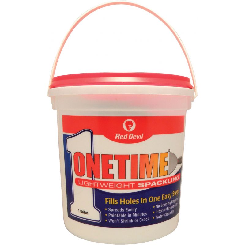 Red Devil Onetime Spackling Compound 1 Gal., White