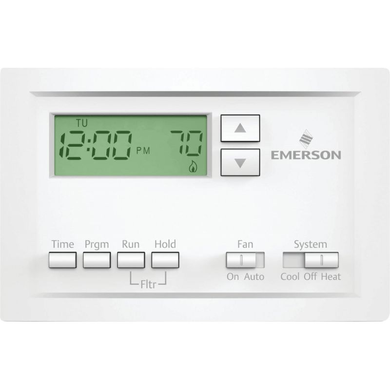 White Rodgers 5-1-1 Programmable Digital Thermostat White