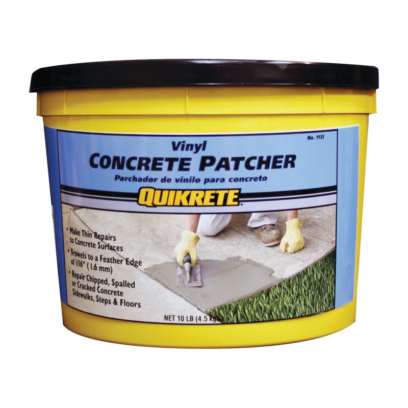 Quikrete 1133-11 Concrete Patch, Brown/Gray, 10 lb Pail Brown/Gray