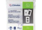 Climaloc CF12107 Switch/Outlet Insulator, 4-1/8 in L, 2-1/2 in W, White White
