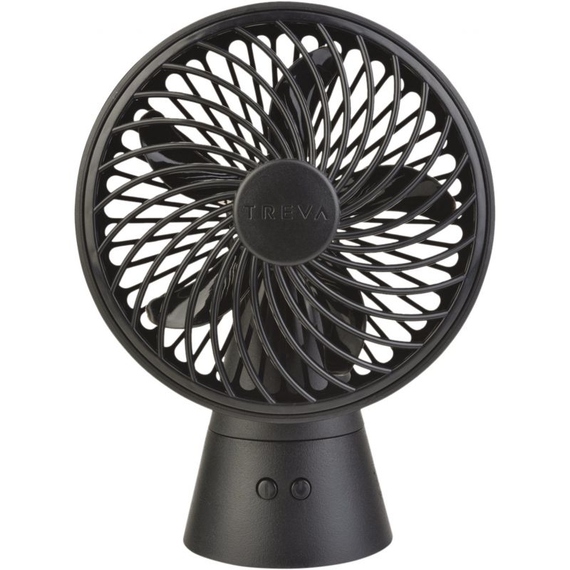 Treva 10 In. 3-Speed Black/Olive Electric or Battery Operated