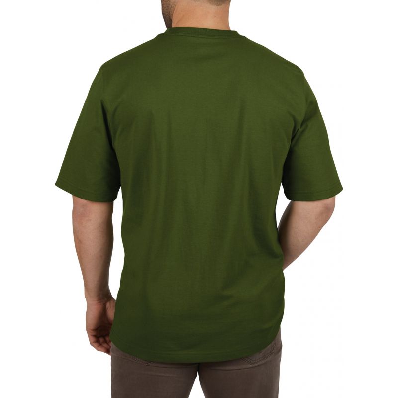 Milwaukee Heavy-Duty Pocket T-Shirt 2XL, Olive Green