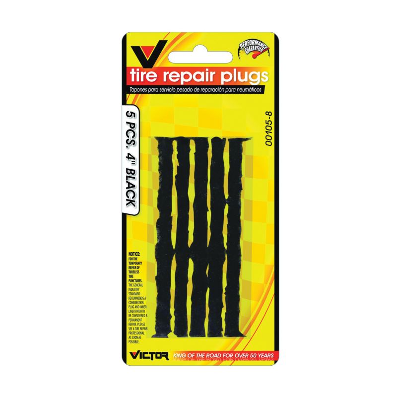 Genuine Victor 22-5-00105-8 Tire Plug Refill Kit Black