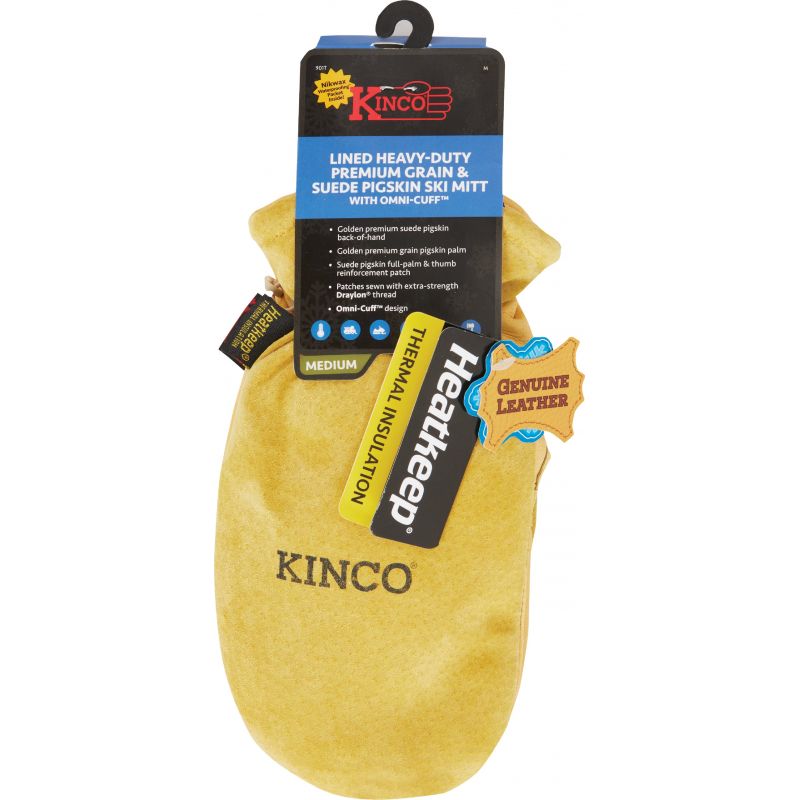 Kinco Men&#039;s Heatkeep Insulated Winter Work Glove M, Golden