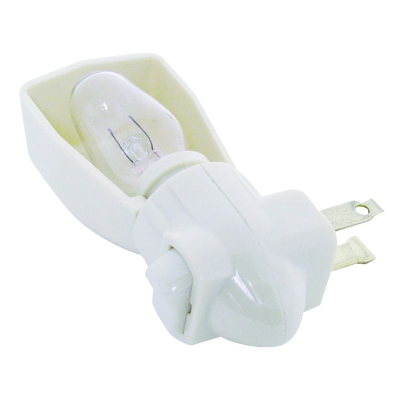 Eaton Wiring Devices BP850V Night Light, 15 A, 125 V, 4 W, Incandescent Lamp, Ivory Light, Plastic Fixture