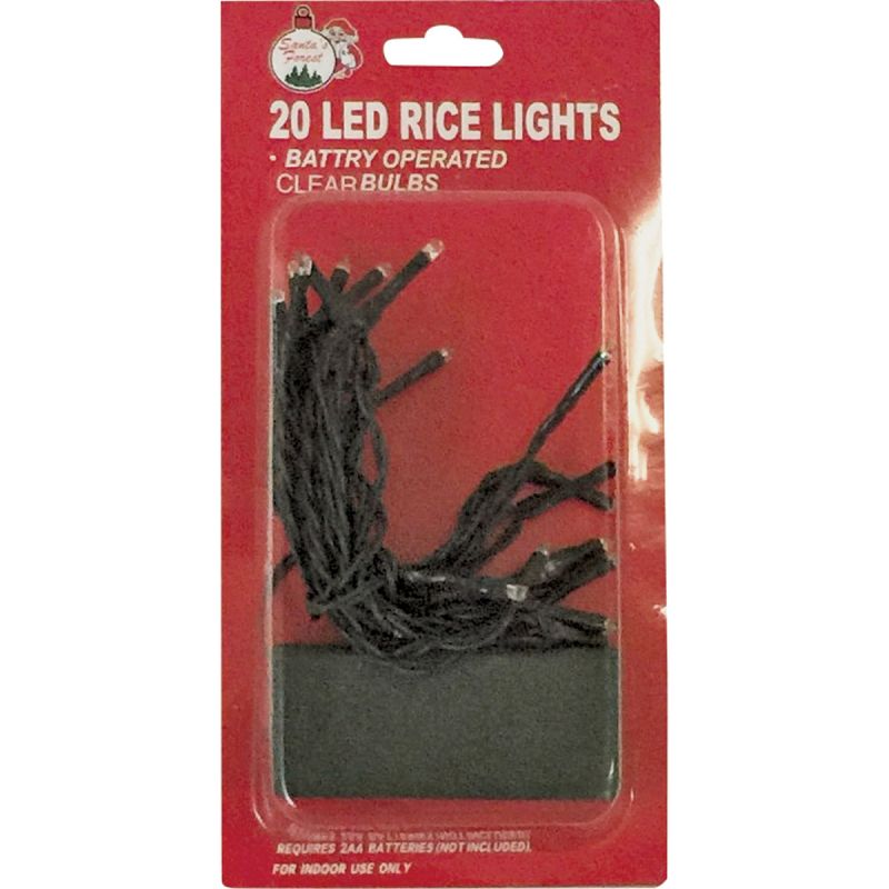 Hometown Holidays 03808 String Light, 20-Lamp, LED Lamp Clear (Pack of 24)