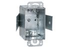 Raco 545 Switch Box, 1-Gang, 1-Outlet, 2-Knockout, 1/2 in Knockout, Steel, Gray, Galvanized, Screw Gray