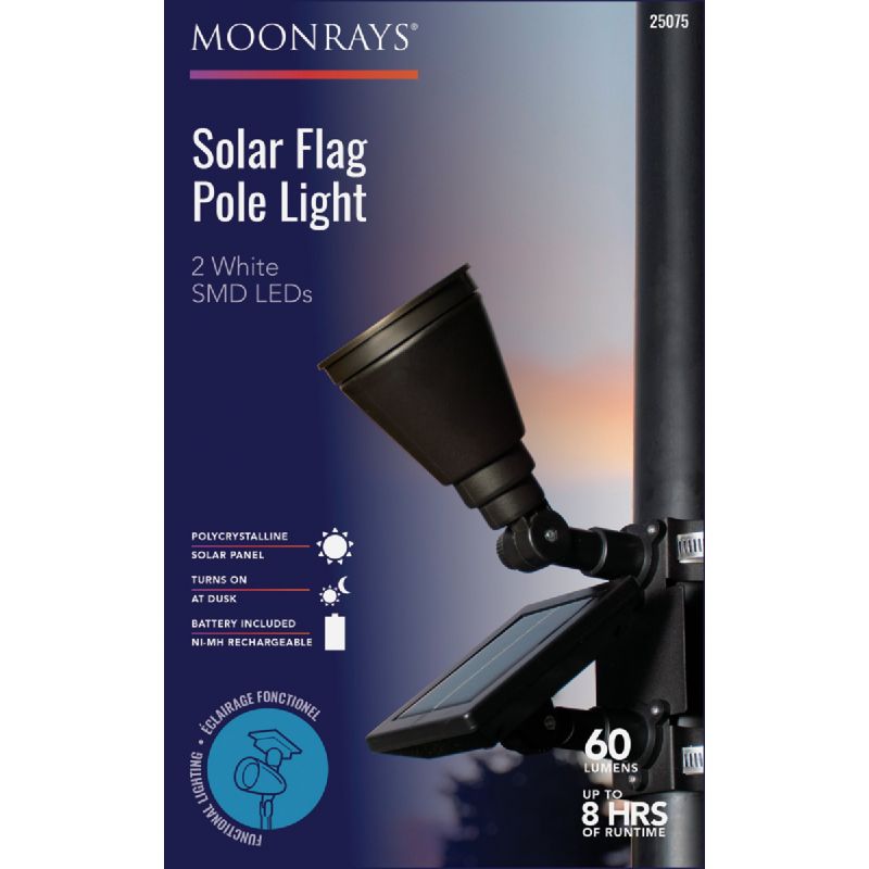 Moonrays SMD LED Solar Flag Pole Light