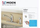 Moen Adler Single Lever Handle Kitchen Faucet with Sprayer Traditional