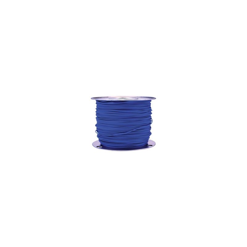 CCI 55671623 Primary Wire, 12 AWG Wire, 1-Conductor, 60 VDC, Copper Conductor, Blue Sheath, 100 ft L (Pack of 2)