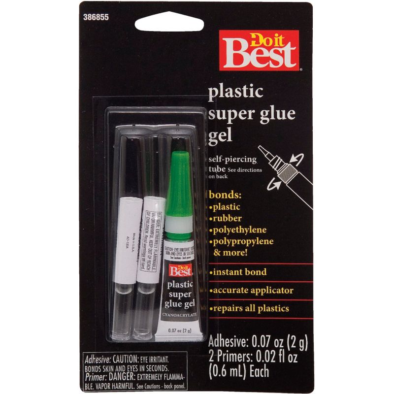 Do it Best Plastic Super Glue Gel 2 Gm.