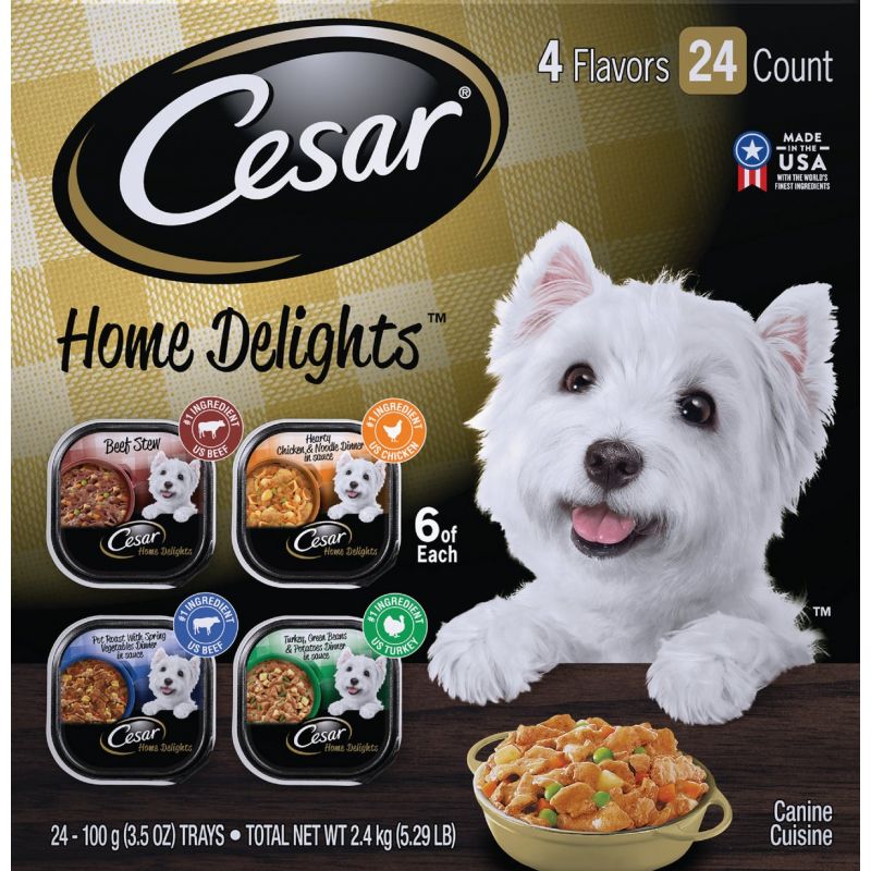 Cesar Home Delights Wet Dog Food 24-Pack