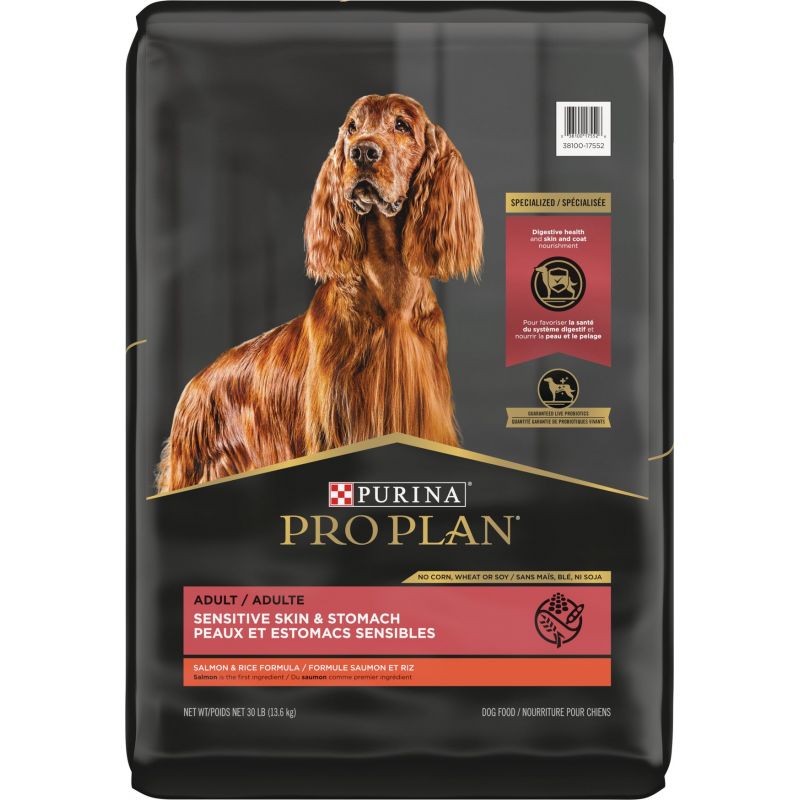 Purina Pro Plan Sensitive Skin &amp; Stomach Dry Dog Food 30 Lb.