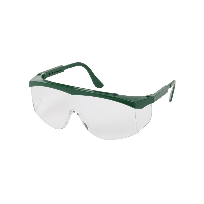 Safety Works 817695 Unilens Safety Glasses, Anti-Fog Lens, Rimless, Wraparound Frame, Teal Frame