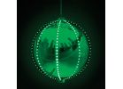 Alpine Christmas Ball Lighted Decoration with Chasing LEDs 12 In. W. X 13 In. H. X 12 In. L.