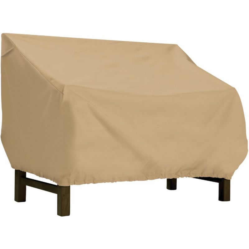 Classic Accessories Terrazzo 2-Seat Bench/Glider Cover Tan