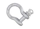 National Hardware N100-346 Anchor Shackle, 3/16 in Trade, 650 lb Working Load, 7/32 in Dia Wire, Steel, Galvanized