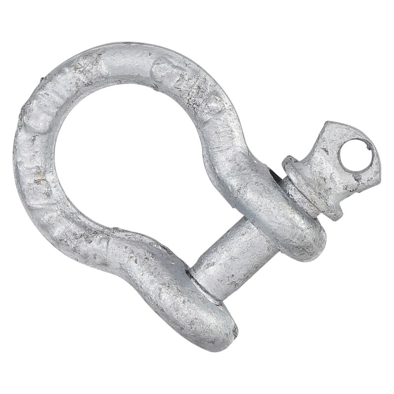 National Hardware N100-346 Anchor Shackle, 3/16 in Trade, 650 lb Working Load, 7/32 in Dia Wire, Steel, Galvanized