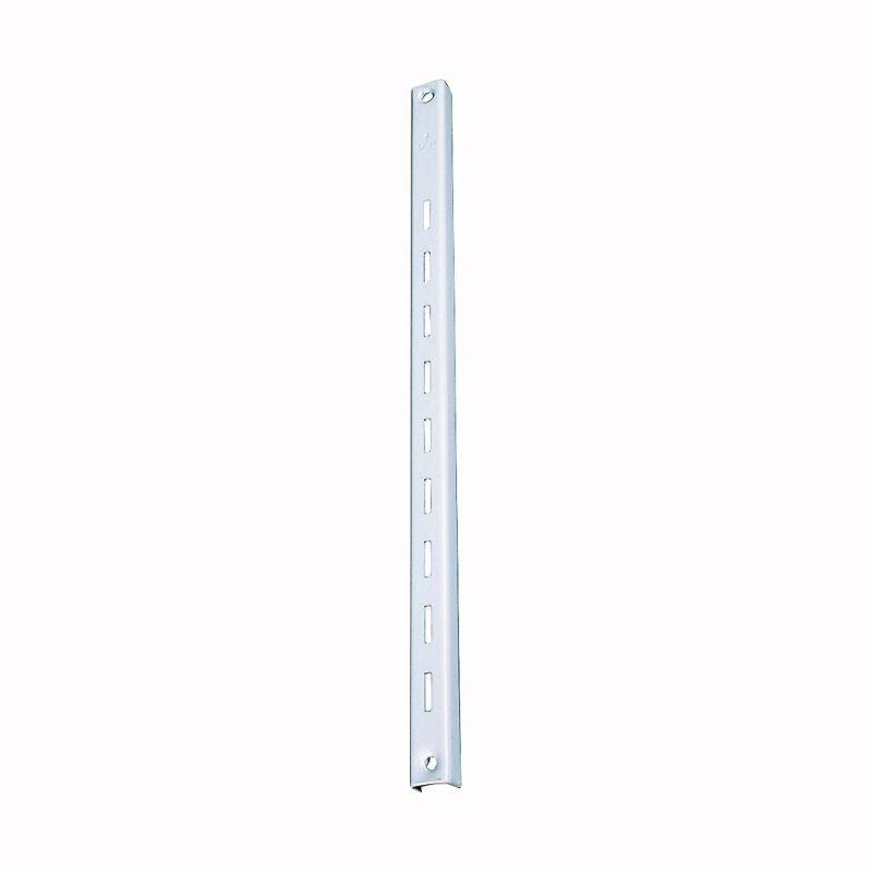 Knape &amp; Vogt 80 80 WH 24 Shelf Standard, 320 lb, 16 ga Thick Material, 5/8 in W, 24 in H, Steel White