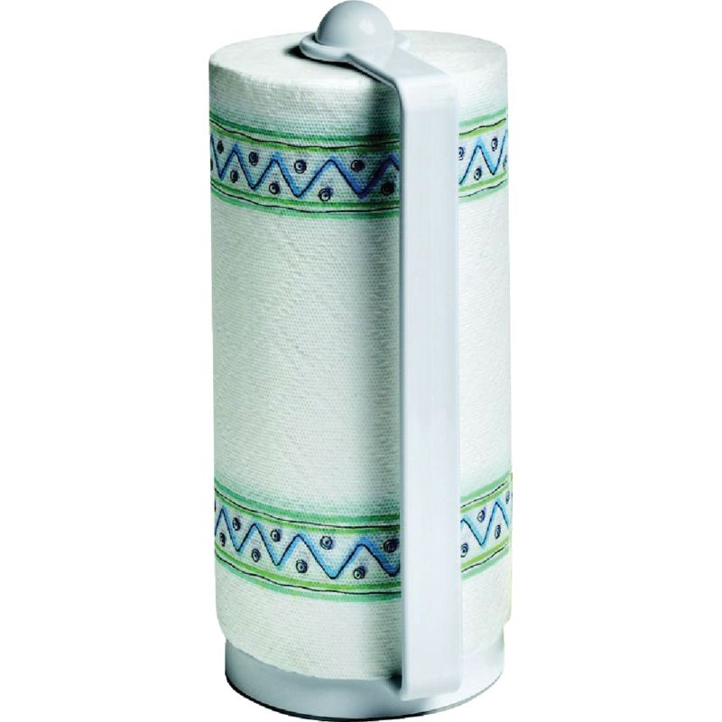 Spectrum Portable Paper Towel Holder White