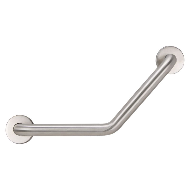 Boston Harbor YG01-01-1.5 Grab Bar, 16 in L Bar, Stainless Steel, Wall Mounted Mounting Stainless Steel