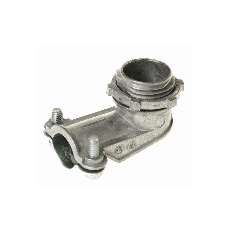 Hubbell SQ90050R1 Squeeze Connector, 1/2 in, Zinc