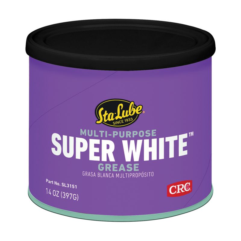 Sta-Lube SUPER WHITE SL3151 Lithium Grease, 14 oz Can, White White