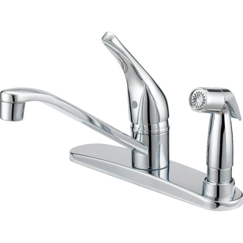 Home Impressions Single Handle Kitchen Faucet with Sprayer On Deck