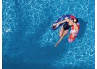 PoolCandy Stars &amp; Stripes Sun Chair Pool Float Red, White, &amp; Blue, Floating Lounge Chair