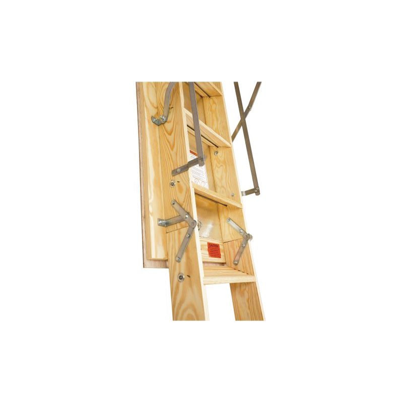 MARWIN Superior SP101FT Folding Attic Stairway, 10 ft 1 in H Ceiling, 300 lb Duty Rating, Plywood/Steel