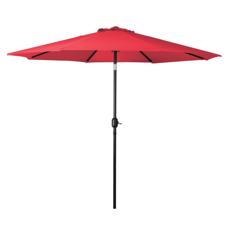 Seasonal Trends 69867 Crank Umbrella, 92.9 in H, 107.9 in W Canopy, 107.9 in L Canopy, Round Canopy, Steel Frame
