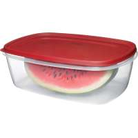 Rubbermaid® Easy Find Lids Clear/Red Food Storage Set, 12 pc