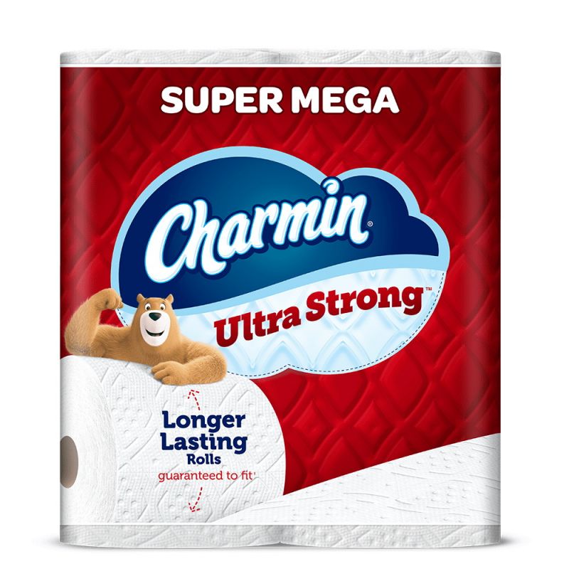 Charmin Ultra Strong 04176 Bathroom Tissue, 2-Ply, Paper, 6/PK (Pack of 4)