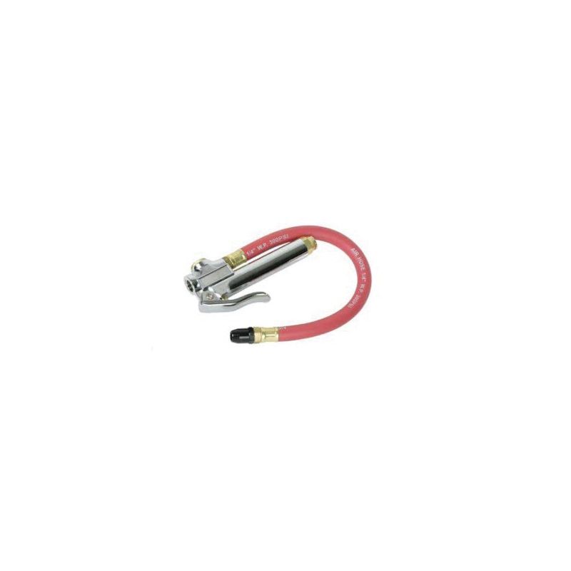 Legacy AL2010 Chuck Inflator, Brass/Zinc, Red, Chrome-Plated Red