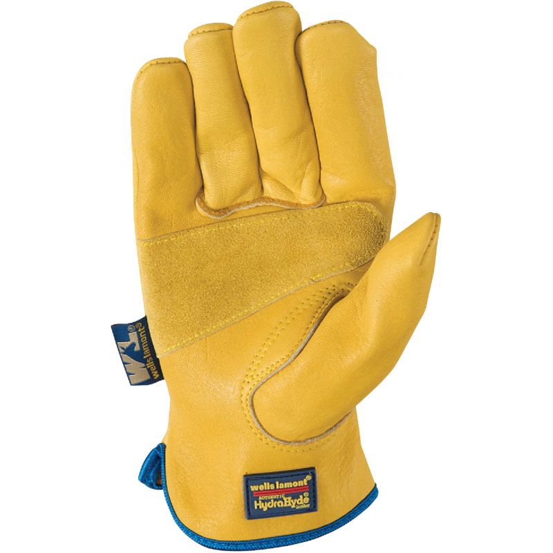 Wells Lamont HydraHyde Elasticized Wrist Work Glove XL, Tan