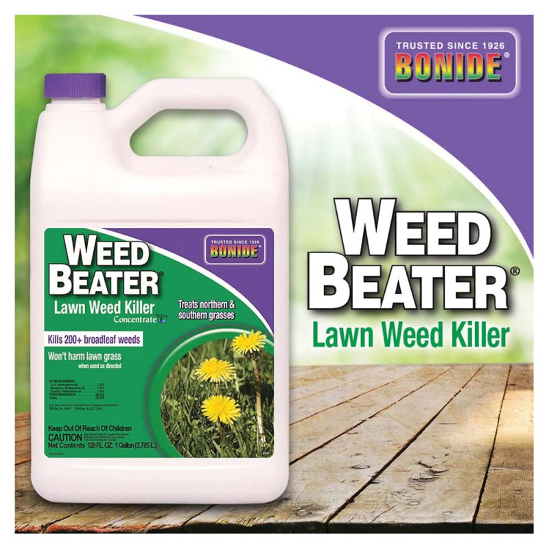 Bonide Weed Beater 8941 Weed Killer, Liquid, Spray Application, 1 gal Brown