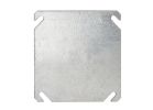 Raco 8752 Box Cover, 0.063 in L, 4.06 in W, Square, 2-Gang, Steel, Gray, Pre-Galvanized Gray