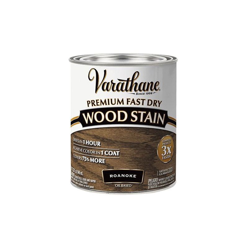 Varathane 370721 Premium Fast Dry Stain, Roanoke, Liquid, 1 qt Roanoke