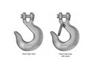 Campbell T9700424 Clevis Slip Hook with Latch, 1/4 in, 2600 lb Working Load, 43 Grade, Steel, Zinc