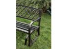 Outdoor Expressions Steel Glider Bench