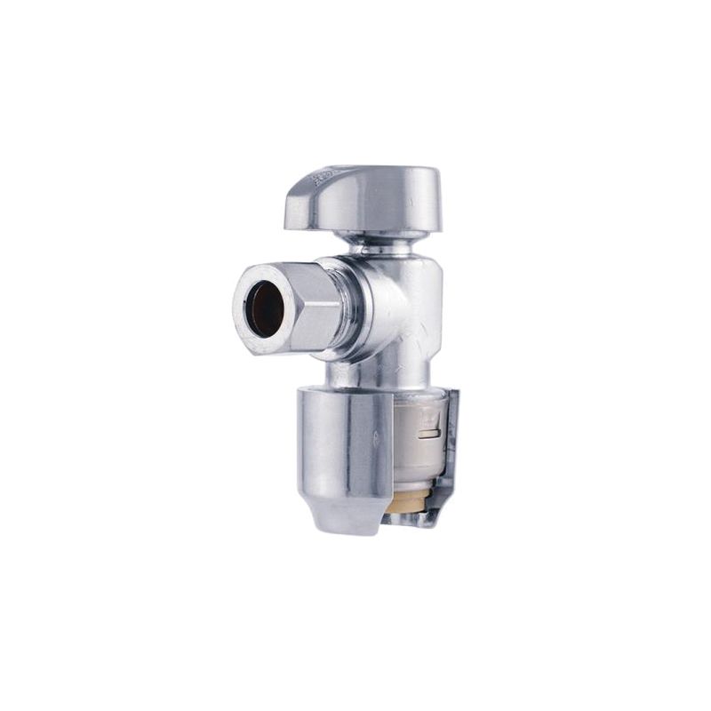 SharkBite Max UR23036 Ball Valve, 1/2 x 3/8 in Connection, Push-to-Connect x Compression, 125 psi Pressure