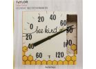 Taylor Bee Kind Ceramic Tabletop Indoor &amp; Outdoor Thermometer White / Yellow