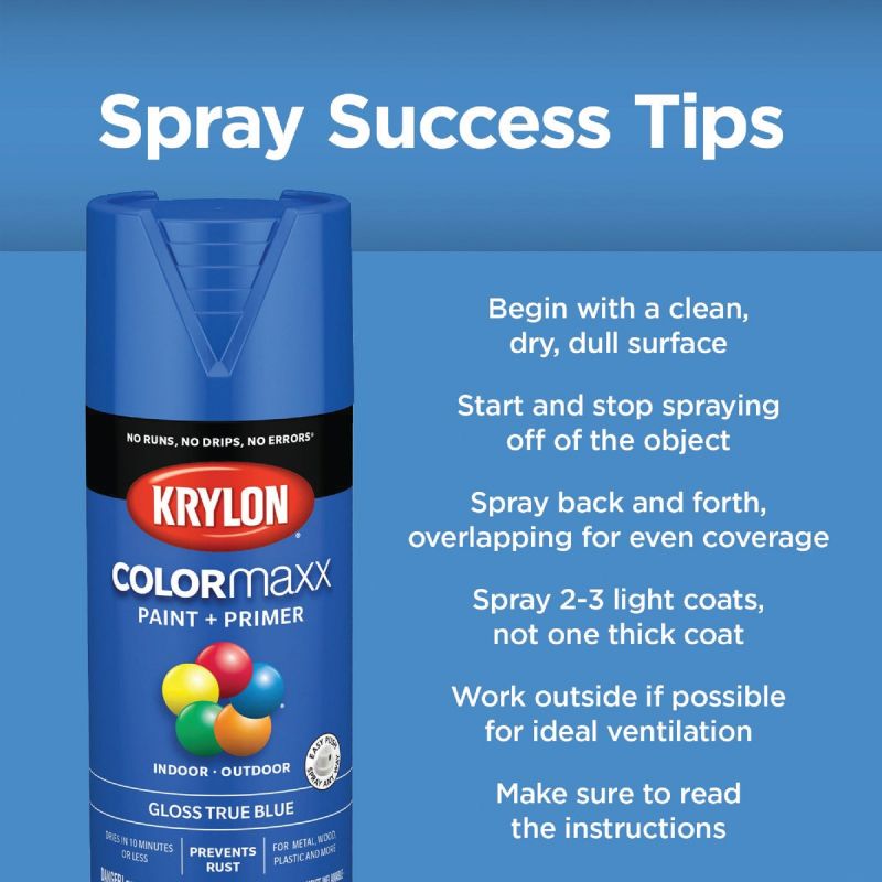 Krylon ColorMaxx Spray Paint 12 Oz., Regal Blue