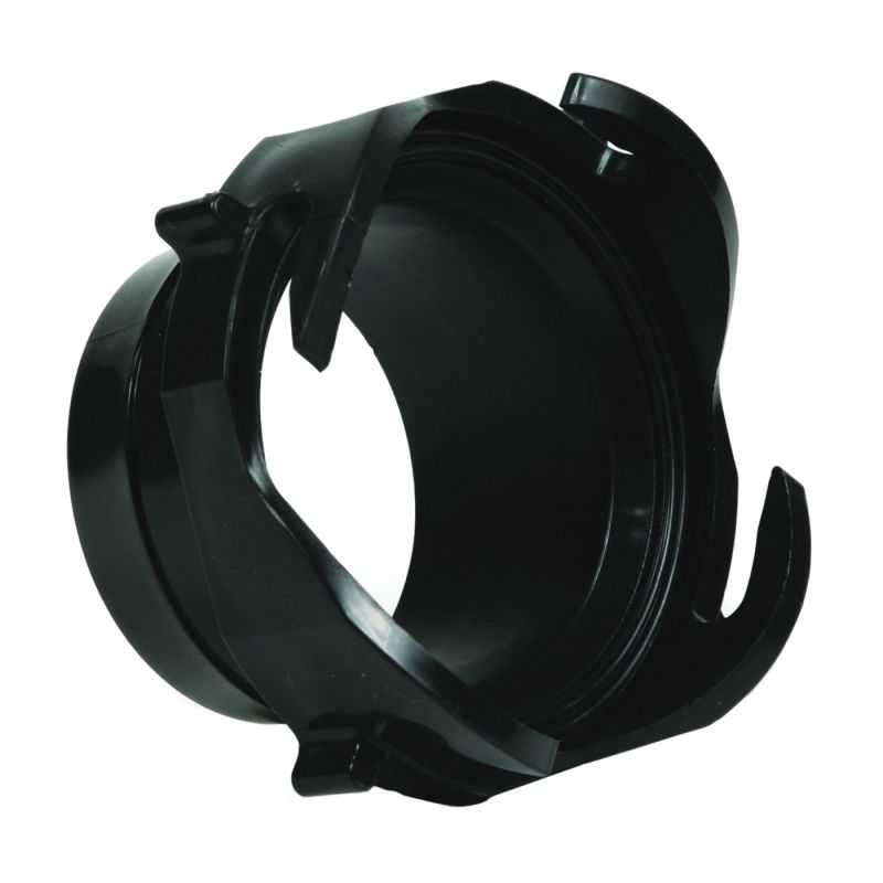 Camco 39413 Hose Adapter, 3 in ID, Black Black