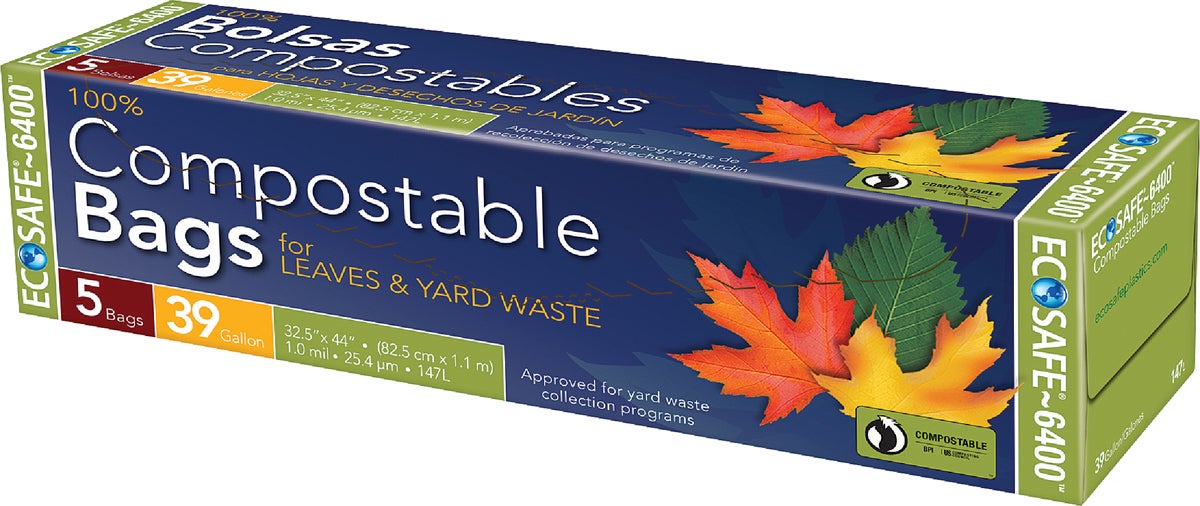 EcoSafe Compostable & Biodegradable Trash Bags